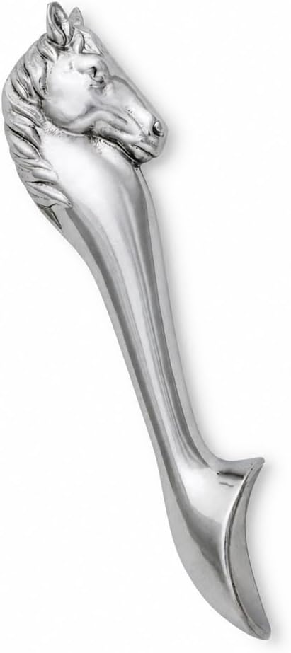 Arthur Court Horse Ice Cream Scoop - Premium Aluminum Equestrian Serveware - 10 Inch Long for Ice Cream and Desserts