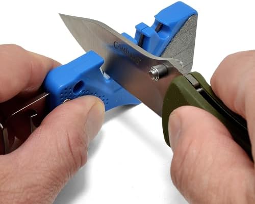DMT Pocket Sharp Multitool Pocket Knife Sharpener with Diamond Sharpening Stone, Serrated Knife Sharpening Rod, Coarse & Fine V-Notches & Bottle Opener and Hook Sharpener, 3.88"L x 1.38"W x 0.38"H