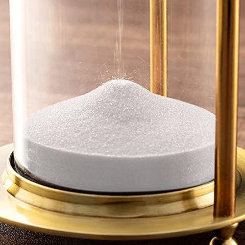 Vintage Sand Timer,30 Minute Hourglass,Antique Brass Sand Clock,Sand Watch 30 Min,Antiguo Reloj De Arena 30 Minuto,Metal Unique Sandglass for Gifts Games Kitchen Home Office Decoration