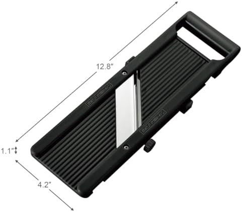 TIKUSAN SAMURAI Slicer Japanese Mandoline Vegetable Slicer Made in Japan Adjustable Slice Thickness Stainless Steel Blade (Normal)