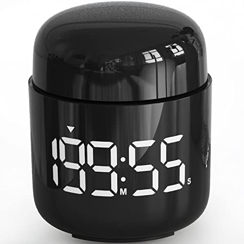 Kitchen Timer, 360 Rotate, Countup/Countdown, LED, Volume