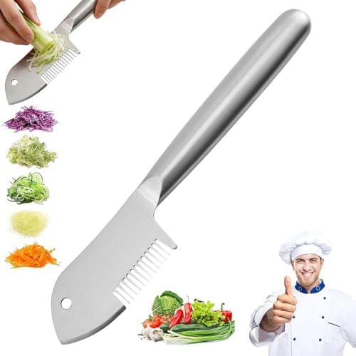 Multi-Purpose Julienne Peeler Stainless Steel, Upgrade Vegetable Peeler for Kitchen, Vegetable Slicer, Precision Julienne Blade, Quick & Easy Kitchen Tool for Fruit, Potatoes, Carrot