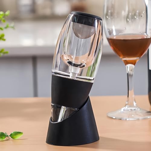 Premium Wine Aerator Pourer with LED Light and Sediment Filter