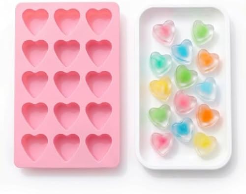 Heart Ice Cube Trays,Silicone Ice Trays,Ice Cube Tray (Heart)