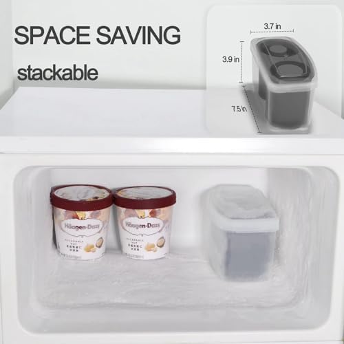 Ice Mold for Stanley Cup 30oz 40oz, Silicone Ice Tray, Black