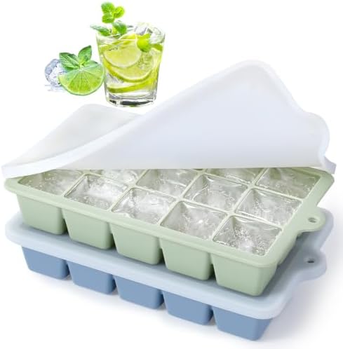 Silicone Ice Cube Trays With Lid