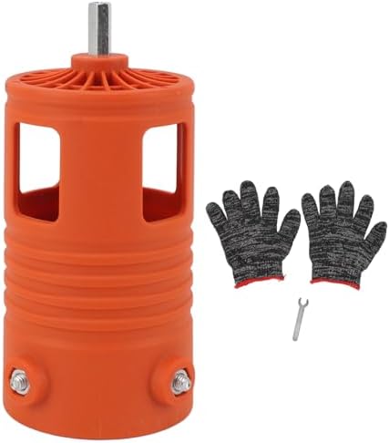 Corn Thresher Corn Sheller for Electric Drill Dry Corn Stripper with Protective Gloves and Wrench Corn Peeler Automatic Corn Kernel Separator Drill Attachment, Rushbom7i4zb92n65