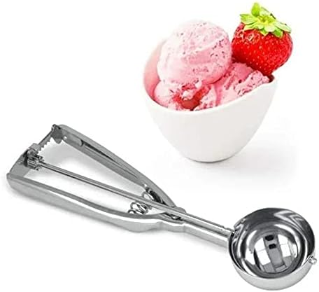 Metaltex Stainless Steel Ice Cream Scoop, Silver