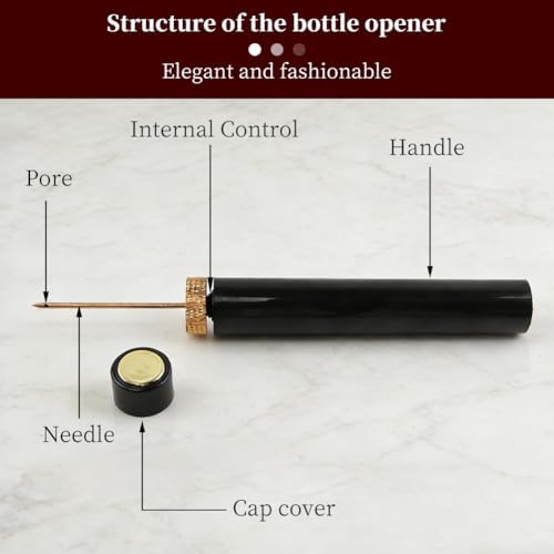 2PCS Aeropop Wine Opener-Air Pump Wine Bottle Opener-Needle Type