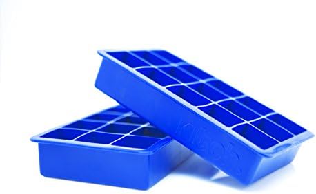 Kitch Cube Ice Tray 2 Pack Silicone Ice Cubes - Cobalt Blue