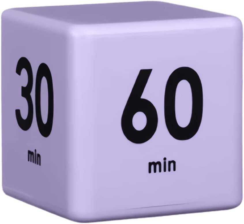 Feilifan Cube Timer, Dice Timer with Gravity Sensor, 15-20-30-60 Minute