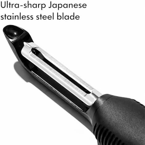 Vegetable Peeler Set – Ultra Sharp Stainless Steel I Peeler for Potatoes, Carrots, Apples – Ergonomic Non-Slip Handle, Smooth Swivel Blade, Kitchen Fruit & Veggie Peeler – Eman Cares