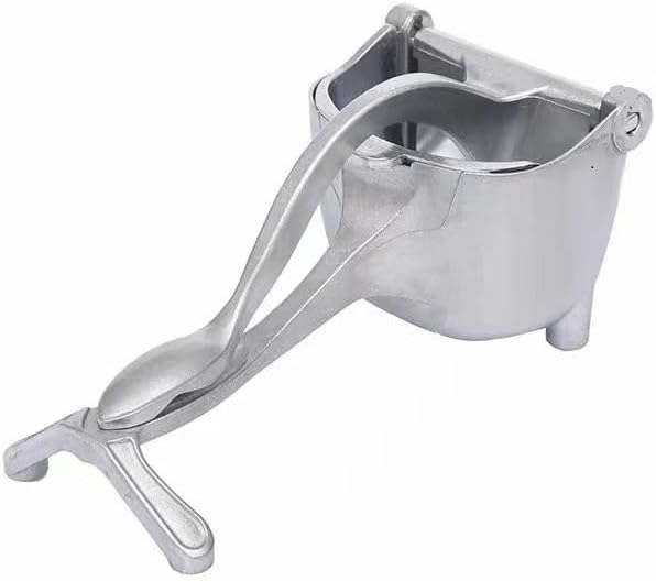 Detachable Fruit Juice Extractor, Upgrade Hand Juicer Squeezer Lemon Juicer Manual Hand Press with Ergonomic Grip, Easy Cleaning, Orange Citrus Lime Grapefruit Kitchen Tool (1,large,Silver,510g)