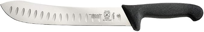 Mercer Culinary BPX M13718 Granton Edge American Butcher Knife, 10-Inch, Granton American Butcher Knife