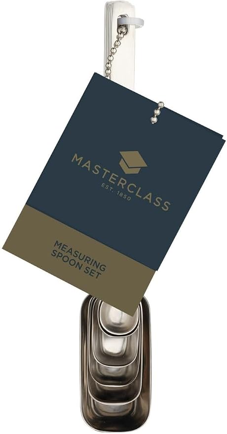 MASTER CLASS - 6-in-1 Milliliter Rectangular Measuring Spoon, Stainless Steel