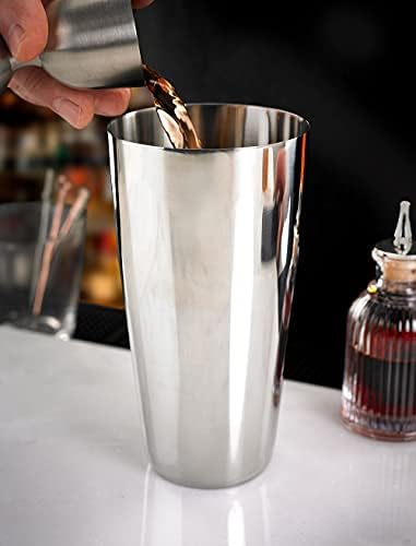Barfly Superfly Tin, 28 OZ Cocktail Shaker, Large (828 ml), Heavyweight Stainless, (M37160)