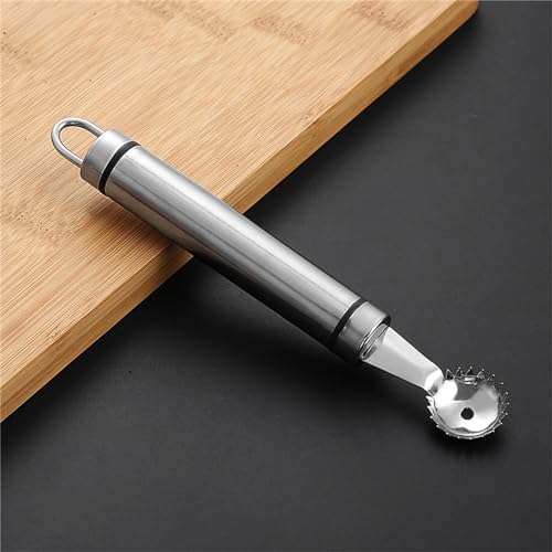 Stainless Steel Strawberry Huller and Tomato Stem Corer Tool Multi-Function Stainless Corer and Pitter Remover for Strawberry Gadgets Kitchen Tool Blade Craft Fruit Tools Fruit and Vegetable Tools
