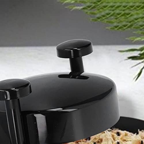 Chicken Shredder Tool Twist, Manual Meat Shredder with Double Handle Shredder Meat Shredder Tool Twist for Chicken, Pork, Beef Black