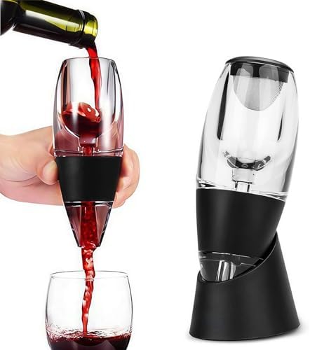 Premium Wine Aerator Pourer with LED Light and Sediment Filter