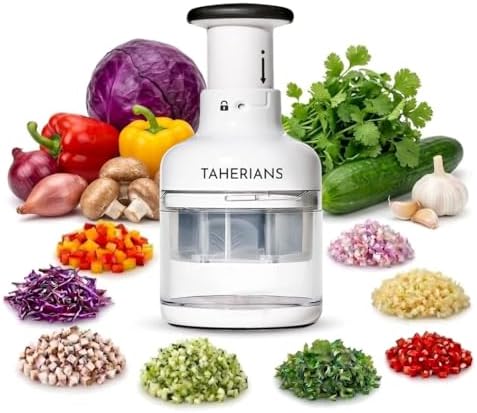Manual Vegetable Chopper with Container and Lid