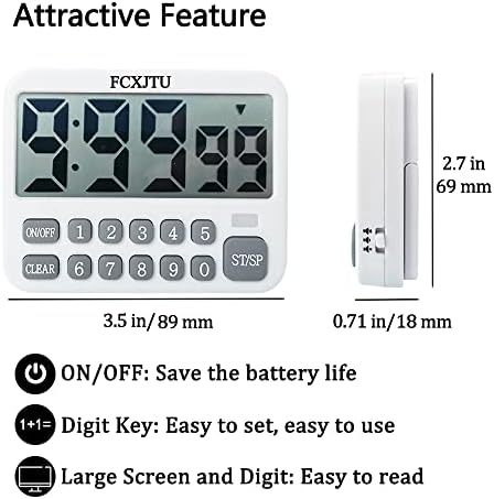 Digital Kitchen Timer, Digits Directly Input Countdown Timer for Cooking