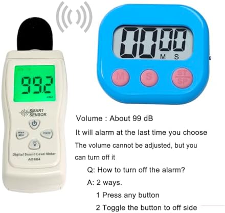 Digital Kitchen Timers, BESTWYA Electronic Timer (6,6 Colors)