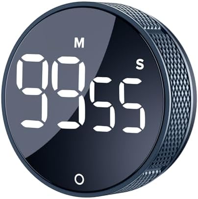 AVINIA Digital Kitchen Timers, Visual timers Large LED Display Magnetic Countdown Countup Timer for Classroom Cooking Fitness Baking Studying Teaching, Easy for Kids and Seniors