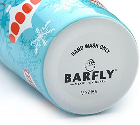 Barfly Holiday Ornaments Cocktail Shaker Tin Set
