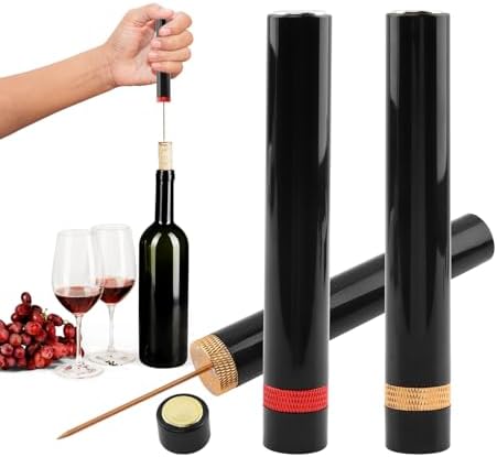 2PCS Aeropop Wine Opener-Air Pump Wine Bottle Opener-Needle Type