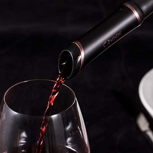 CHEER Multi-Function Wine Aerator &Pourer: Premium Aerating Pourer and Decanter Spout 7717-W301-012