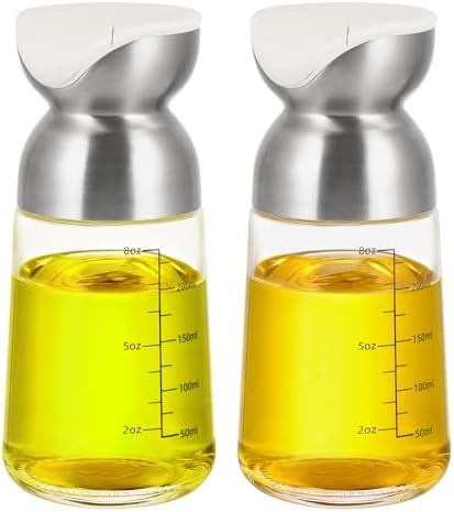 Vucchini Olive Oil Dispenser Oil Bottle Set Salad Dressing Container