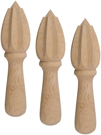 Fox Run 4165 Lemon Reamer/Juicer, Wood Brown 1.25 x 1.25 x 6 inches (Pack of 3)