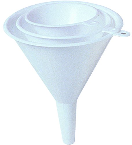 Chef Aid Set of 3 Funnels, White, 10E01749