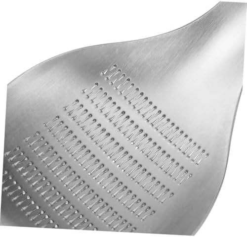 2 Pack Ginger Crusher Garlic Press Mincer Spoon Shape Stainless Steel Hand Dicer Crushing Tool Peeler Squeezer for Nuts