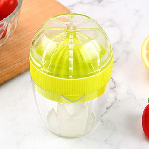 UPKOCH Manual Citrus Juicer Cup Portable Fruit Squeezer for Orange Lemon and Small Fruit Ergonomic Hand Juicer for Kitchen Home Bar Bakery and Milk Tea Shop 4.13 X 3.14 X 3.14 in 2 Pack
