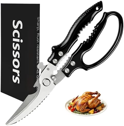 Heavy Duty Poultry Shears, Multi-functional Kitchen Scissors