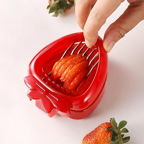 Generic Stainless Steel Strawberry Corer Slicer Huller Tool Cutter Kitchen Gadgets