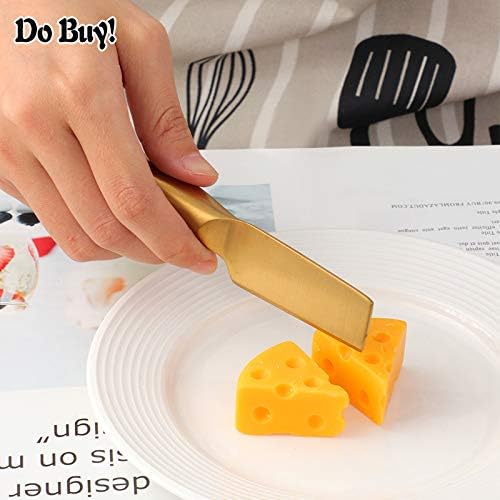 Cheese Knife Set，Stainless Steel Cheese Tool，Ergonomic Design&Easy To Use， for Birthday/Parties/Wedding/Bridal Shower/Housewarming and Anniversary (magical red)