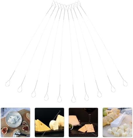 10pcs Cheese Cutter Cheese Slice Tool Wire Server Slicer Butter Cutter Wire Tool Butter Slicer Pie Stainless Steel s Household