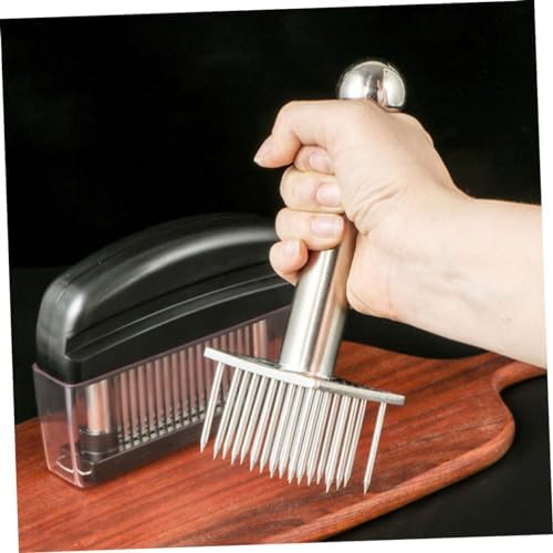 Stainless Steel Meat Tenderizer Hammer 28 Pin Multi Needle Tool