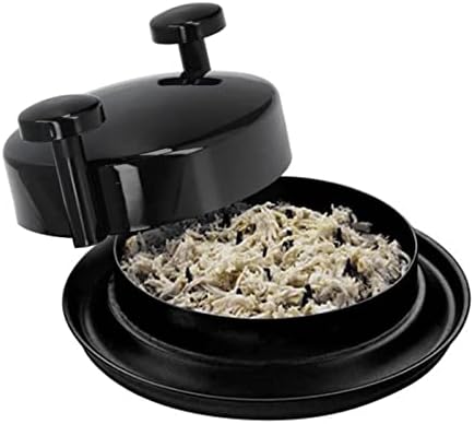 Chicken Shredder Tool Twist, Manual Meat Shredder with Double Handle Shredder Meat Shredder Tool Twist for Chicken, Pork, Beef Black