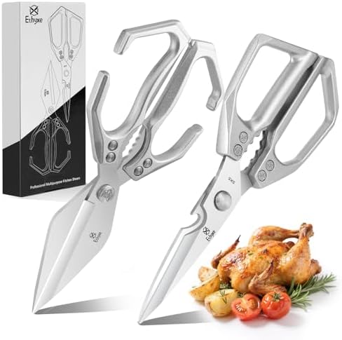Kitchen Shears Set – Ultra Sharp Meat Scissors Dishwasher Safe