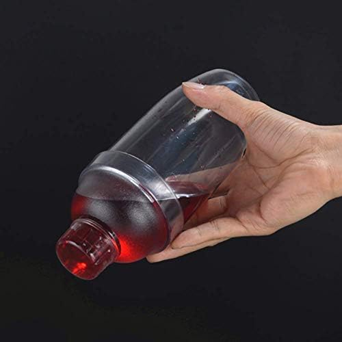 2 Pcs Plastic Cocktail Shaker,Drink Mixer Boba Tea Shaker,Professional Bar Tools Set (33oz/1000cc)