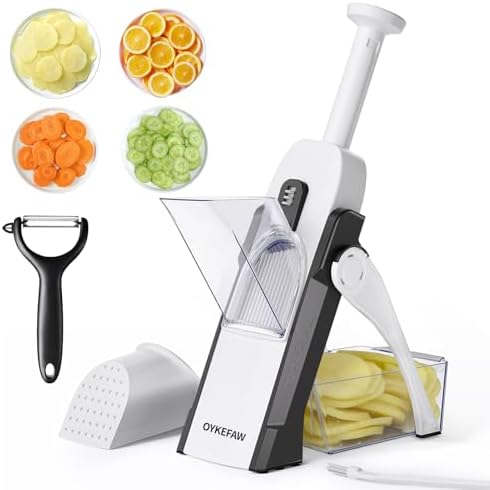 Safe Mandoline Slicer for Kitchen, Potato Slicer for Chips,Vegetable Cutter