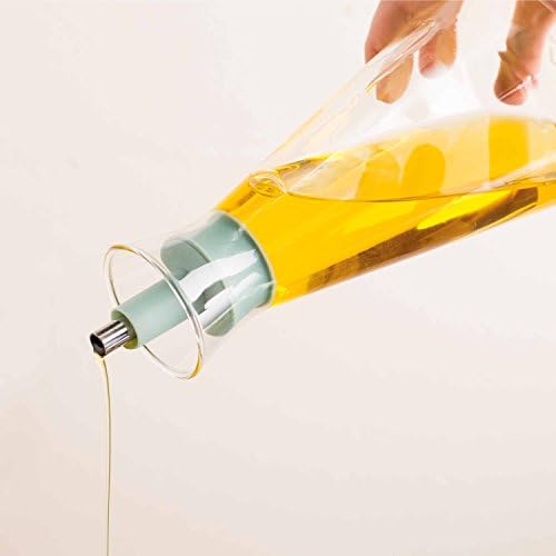 Berghoff Glass Oil Dispenser, Drip Stop Bottle with Infusion Chamber