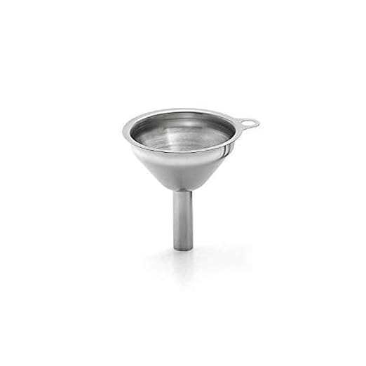 Stainless steel funnel high fill edge Ã˜ 5.5 cm