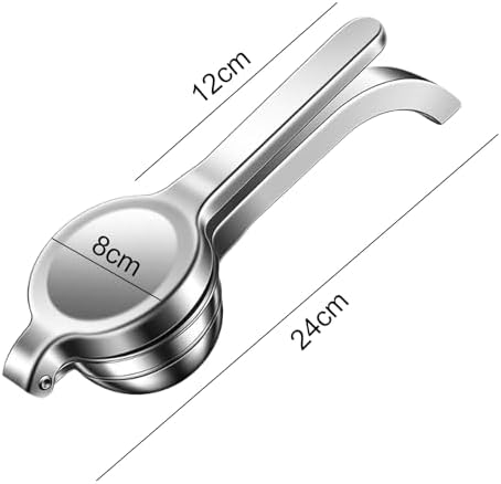 Stainless Steel Juicer Hand Press-Heavy Duty Hand Juicer Manual Juicer Handheld Squeezer Press For Lemon Pomegranate Orange-Kitchen Tool (Stainless steel-A)