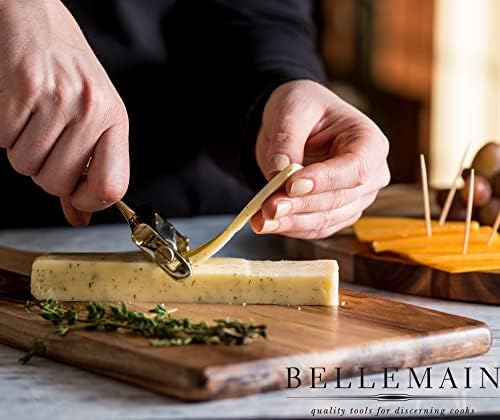 Bellemain Stainless Steel Wire Cheese Slicer with 2 Extra Wires - Gold