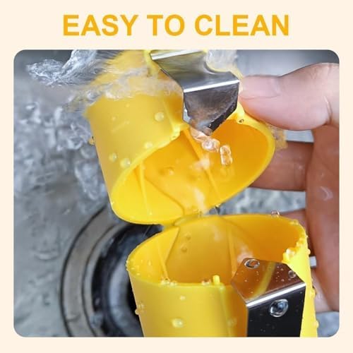 Egg Shell Opener, 2025 New Egg Cracker Tool for Raw Eggs, Egg Separator Egg Shell Opener Breaker Cutter for Raw Eggs Cracking Tool, Handheld Eggs Breaker Cutter Tool for Raw Eggs (Orange 1PC)