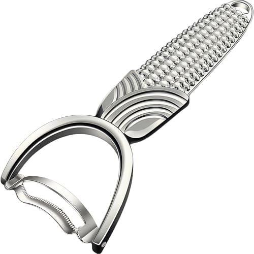 TEEVEA Corn Peeler Stainless Steel Corn Cob Stripper Tool